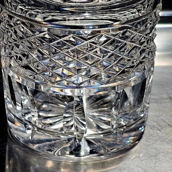 Waterford Cut Crystal Jam Honey Jar 4.5" servingware elegant luxury quality glam - Picture 2 of 13